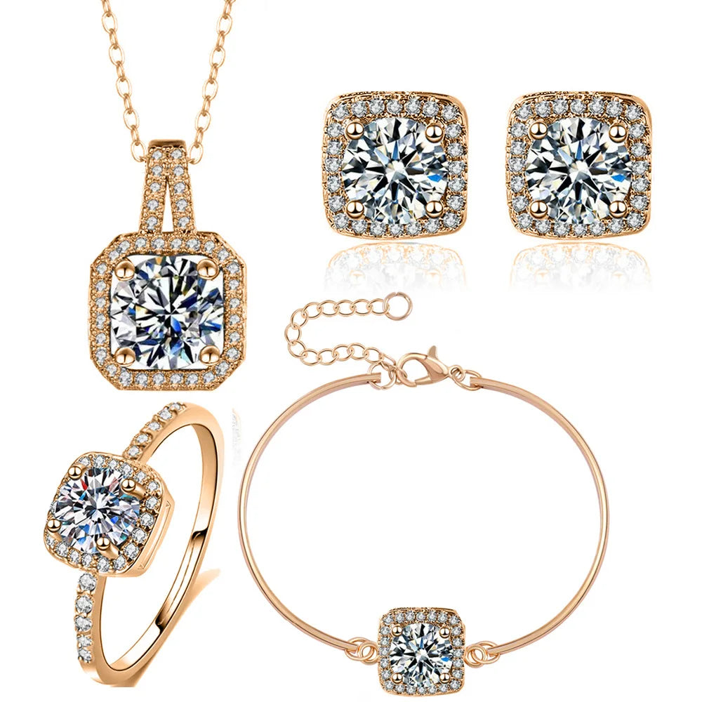 Gold-color Premium Jewelry Set