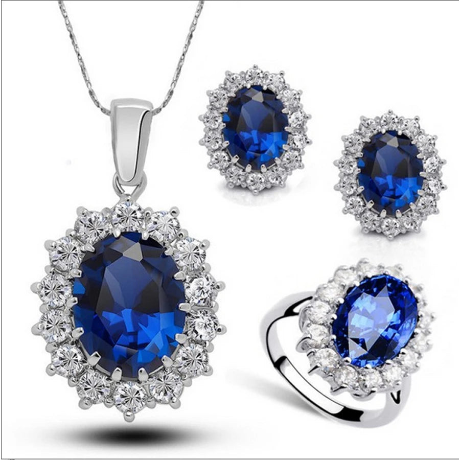Kate Princess Crystal Jewelry Set